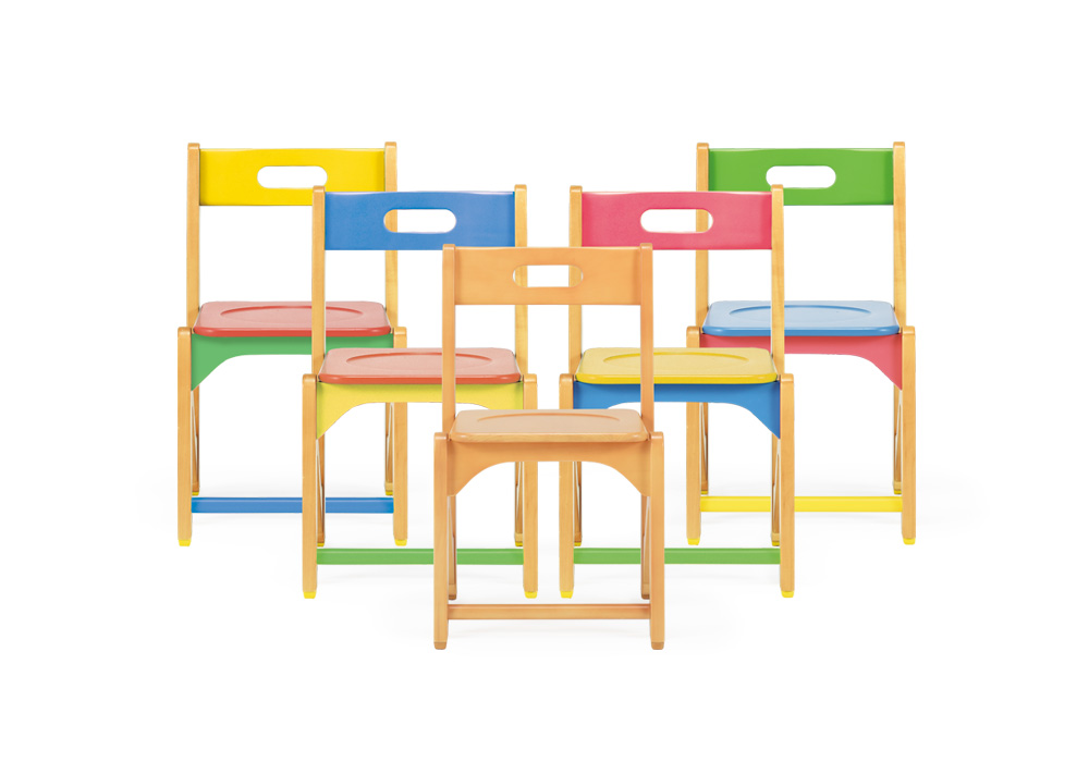 HチェアーM | 保育園・幼稚園・学童向けの木製家具｜kids kagu