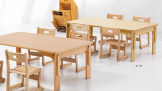 HテーブルL | 保育園・幼稚園・学童向けの木製家具｜kids kagu
