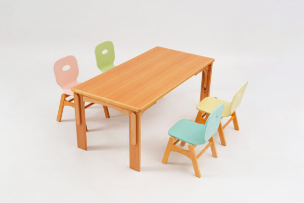 HテーブルL | 保育園・幼稚園・学童向けの木製家具｜kids kagu by（株