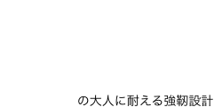 100kgの大人にも耐える強靭設計